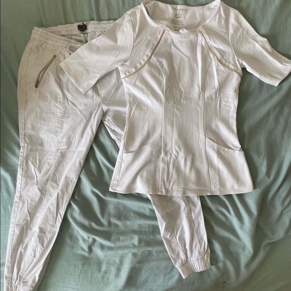 White Nursing Scrubs